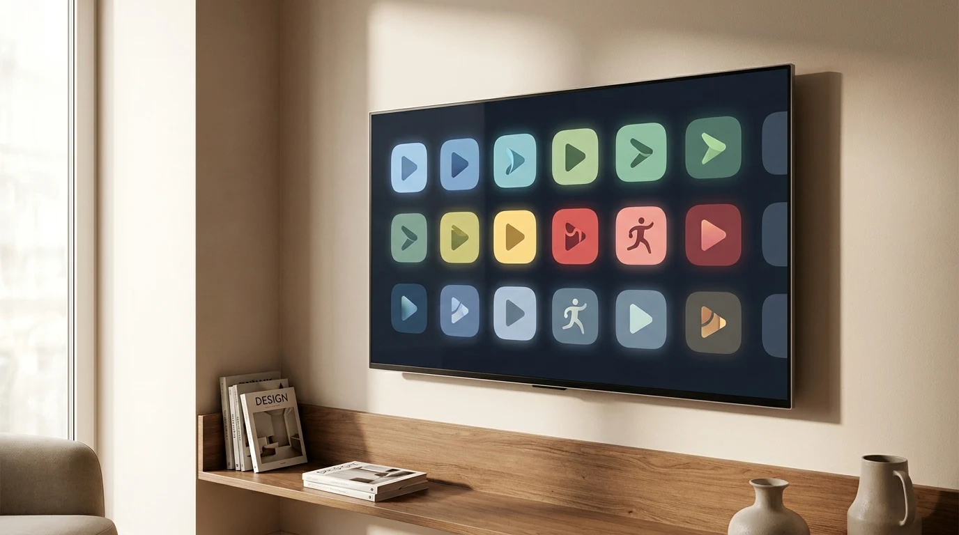 Troubleshooting e configuração avançada de app em Samsung Smart TV