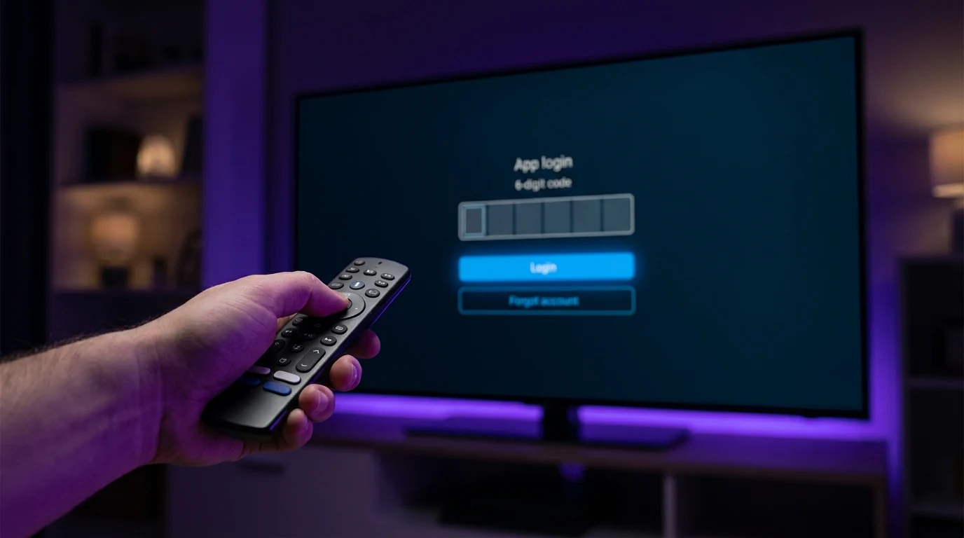 Blessed Player em uso em Smart TV — configuração e experiência de usuário