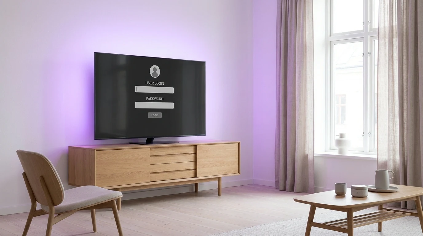 IPTV Smarters Pro em uso em Smart TV — configuração e experiência de usuário