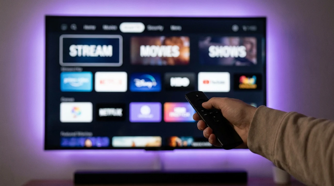 Player Box em uso em Smart TV — configuração e experiência de usuário